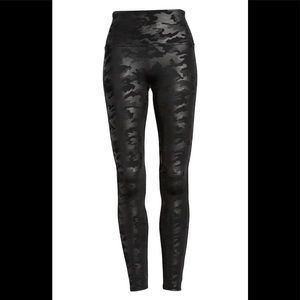 New with tags Spanx Faux Leather Camo Leggings
